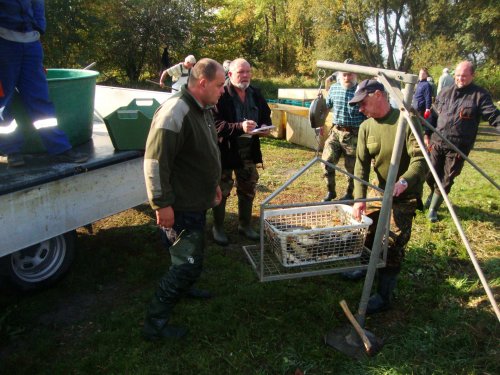 Dne 13.10.2018 skončily podzimní výlovy výlovem Svárovského rybníka 57  