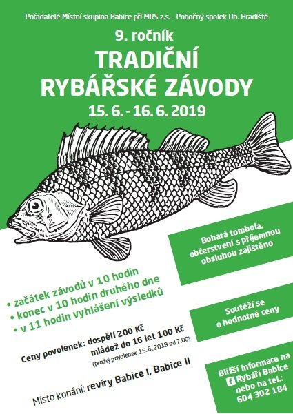 Pozvánka na Tradiční rybářské závody do Babic - 9. ročník