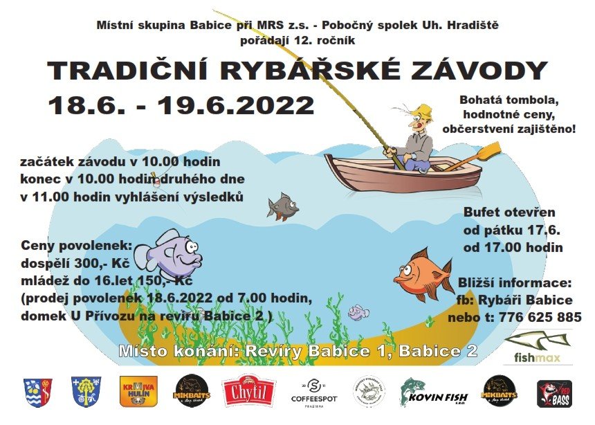 Pozvánka na Tradiční rybářské závody do Babic - 12. ročník
